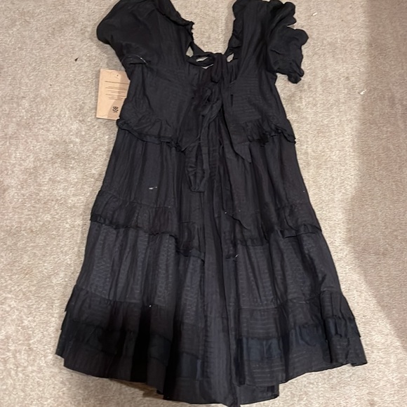 Innika Choo square neckline 100% cotton mini dress size 3 - Picture 4 of 11